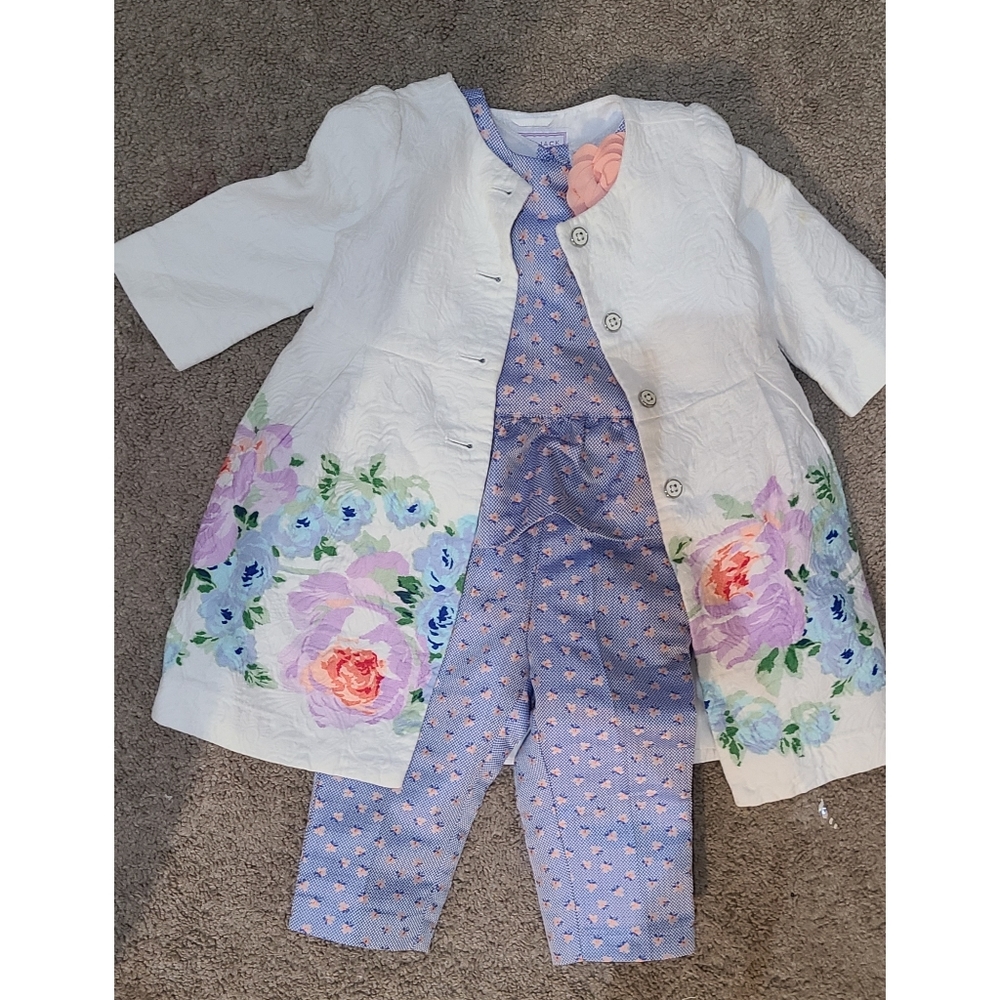 Girls Peplum suit w/ jacket
